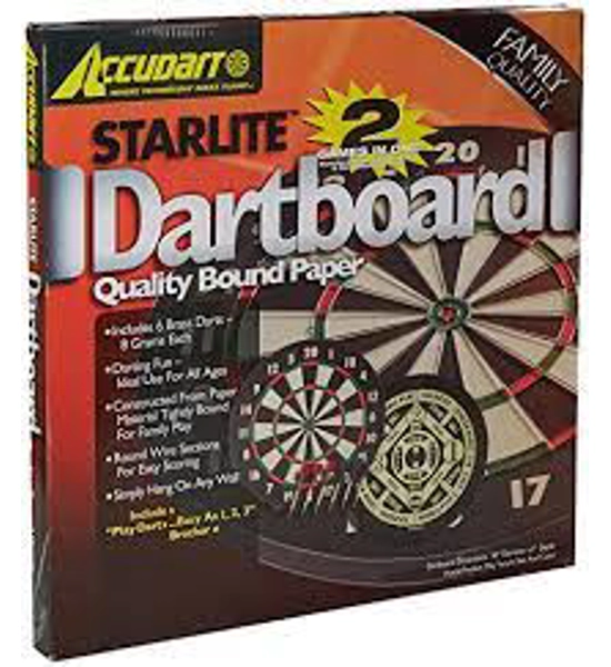 DARTBOARD STARLITE ACCUDART