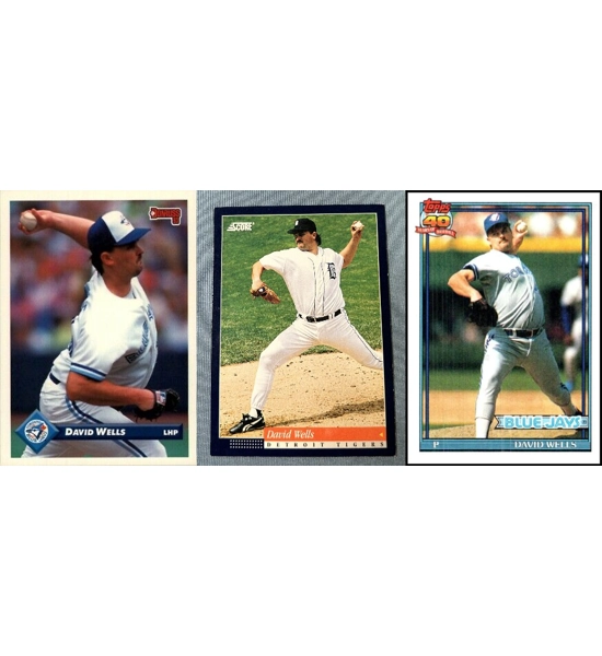 CARD 3X DAVID WELLS