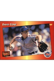 CARD DAVID CONE TRIPLE PLAY