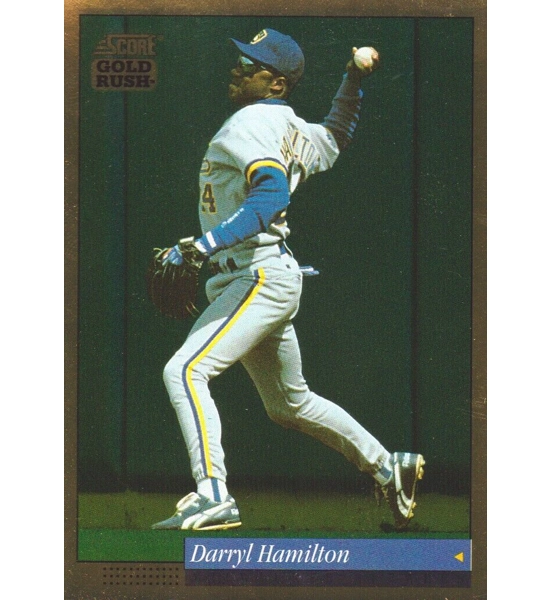 CARD DARRYL HAMILTON SCORE GOLD RUSH