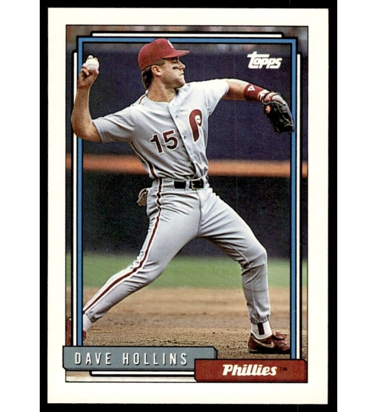 CARD DAVE HOLLINS TOPPS
