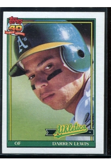 CARD DARREN LEWIS TOPPS