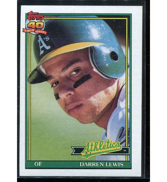 CARD DARREN LEWIS TOPPS