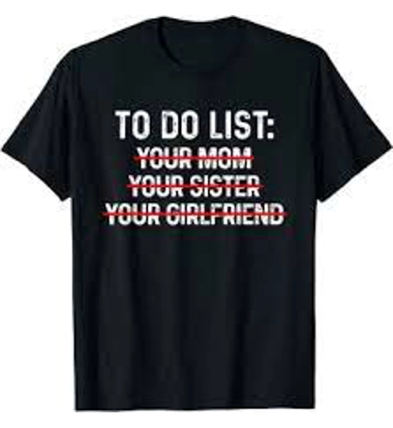 T-SHIRT XXL TO DO LIST