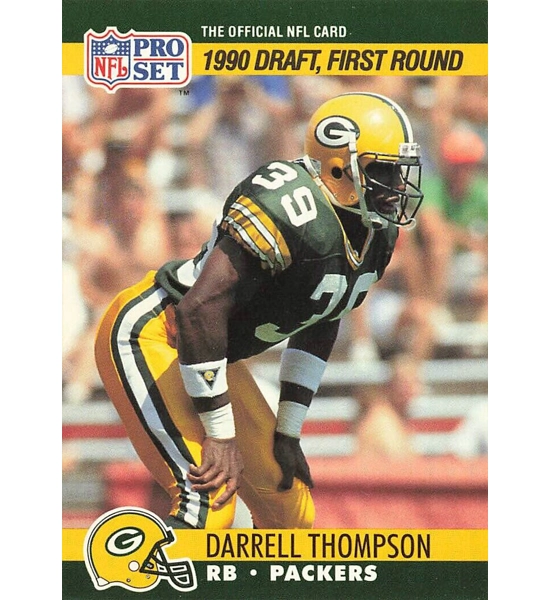 CARD DARRELL THOMPSON 1990 DRAFT FIRST ROUND