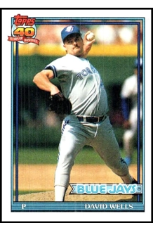 CARD DAVID WELLS TOPPS