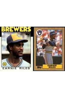 CARD 2X EARNIE RILES