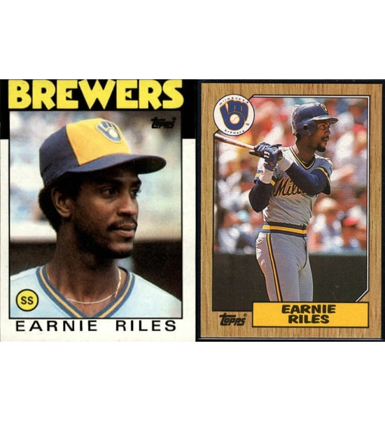 CARD 2X EARNIE RILES