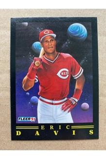 CARD ERIC DAVIS FLEER