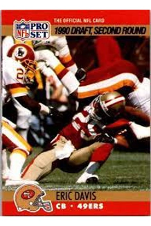 CARD ERIC DAVIS PRO SET 1990 DRAFT SECOND ROUND