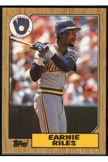 CARD EARNIE RILES TOPPS 523
