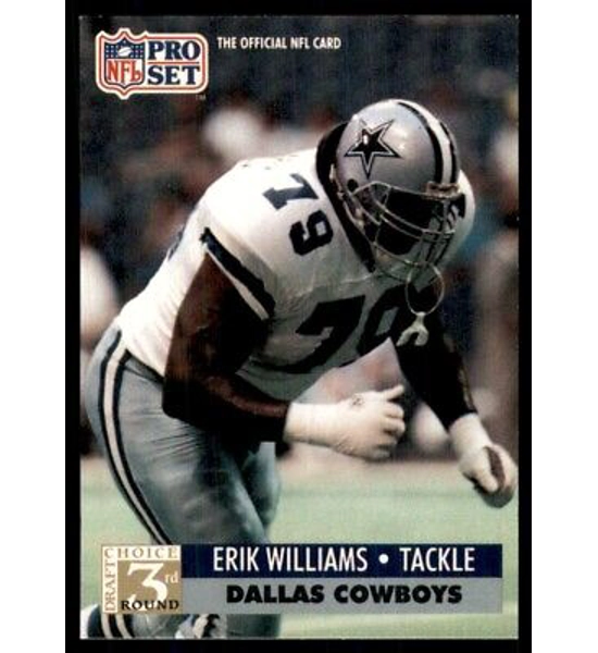 CARD ERIK WILLIAMS PRO SET