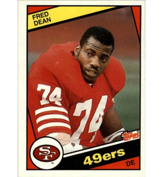 CARD FRED DEAN TOPPS