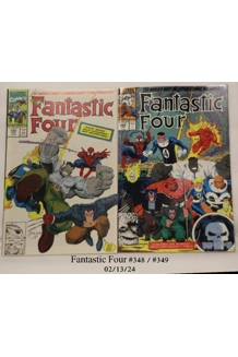 COMIC FANTASTIC FOUR 348 349