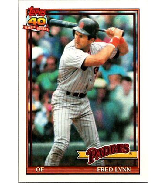 CARD FRED LYNN TOPPS