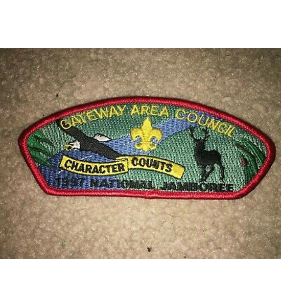 PATCH BSA GATEWAY AREA COUNCIL 1997 NAT JAMBOREE