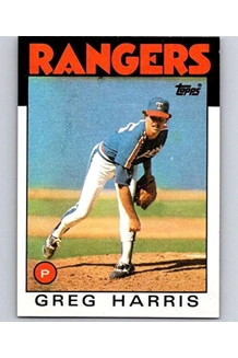 CARD GREG HARRIS TOPPS