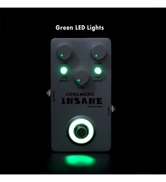 GUITAR PEDAL COOLMUSIC INSANE DISTORTION
