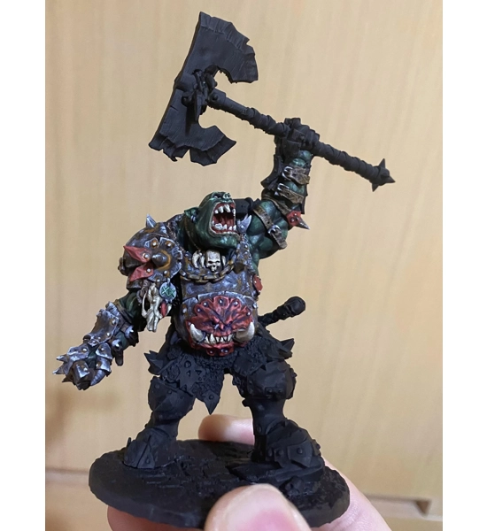 WARHAMMER CUSTOM FIGURINE GRIMGOR IRONHIDE