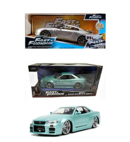 DIECAST NISSAN GTRS