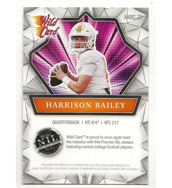 CARD HARRISON BAILEY WILD CARD ANBC-31