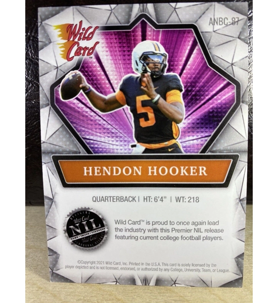 CARD HENDON HOOKER WILD CARD ANBC-87