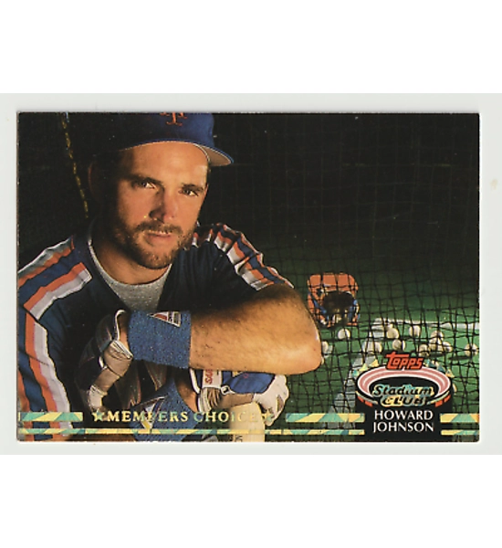 CARD HOWARD JOHNSON TOPPS STADIUM CLUB
