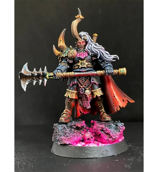 WARHAMMER CUSTOM FIGURINE HOLGA CLOVENHORN