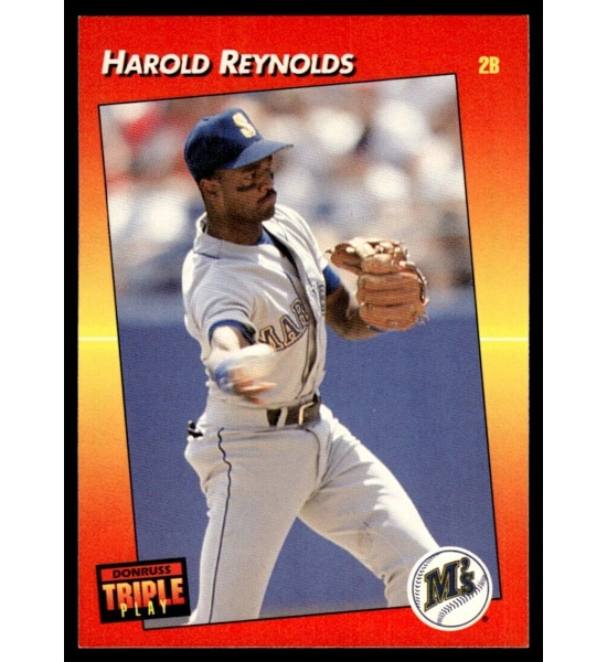 CARD HAROLD REYNOLDS TRIPLE PLAY