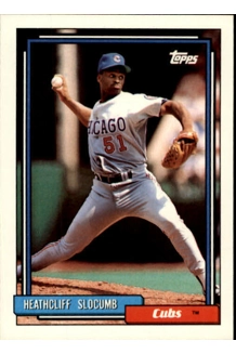 CARD HEATHCLIFF SLOCUMB TOPPS