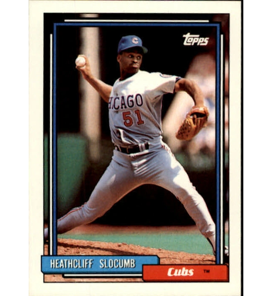 CARD HEATHCLIFF SLOCUMB TOPPS