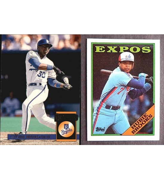 CARD 2X HUBIE BROOKS