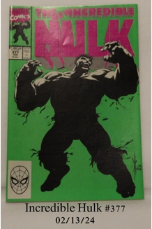COMIC INCREDIBLE HULK 377
