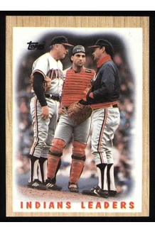 CARD INDIANS LEADERS TOPPS 11