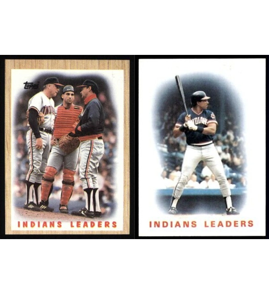 CARD 2X INDIANS LEADERS