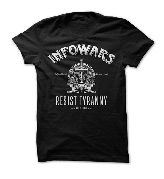 T-SHIRT LARGE RESIST TYRANNY