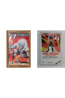 CASSETTE IRON MAIDEN A REAL LIVE ONE AND MAIDEN JAPAN