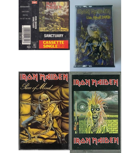 CASSETTE IRON MAIDEN 4X