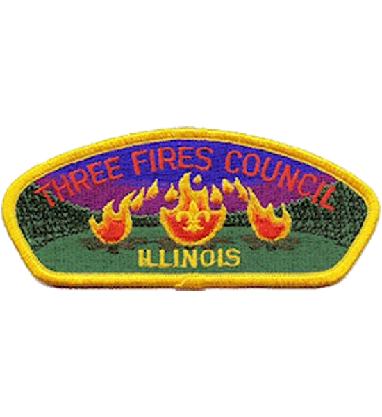 PATCH BSA THREE FIRES COUNCIL ILLINOIS