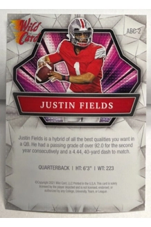 CARD JUSTIN FIELDS WILD CARD ABC-2
