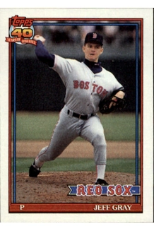 CARD JEFF GRAY TOPPS