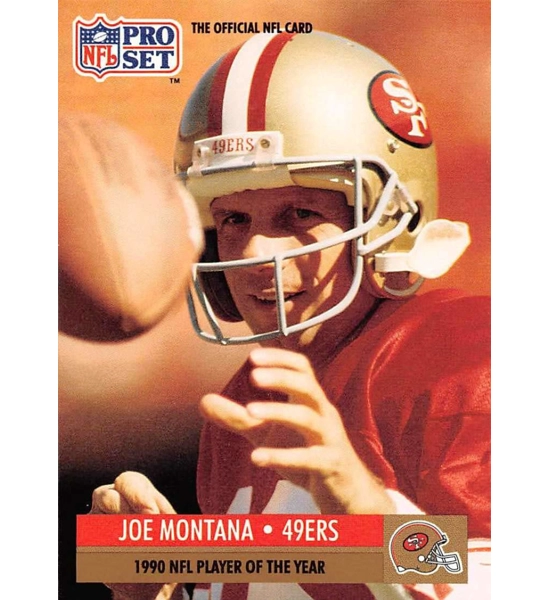 CARD JOE MONTANA PRO SET 16