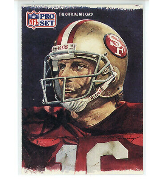 CARD JOE MONTANA PRO SET 387