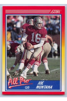 CARD JOE MONTANA SCORE ALL PRO