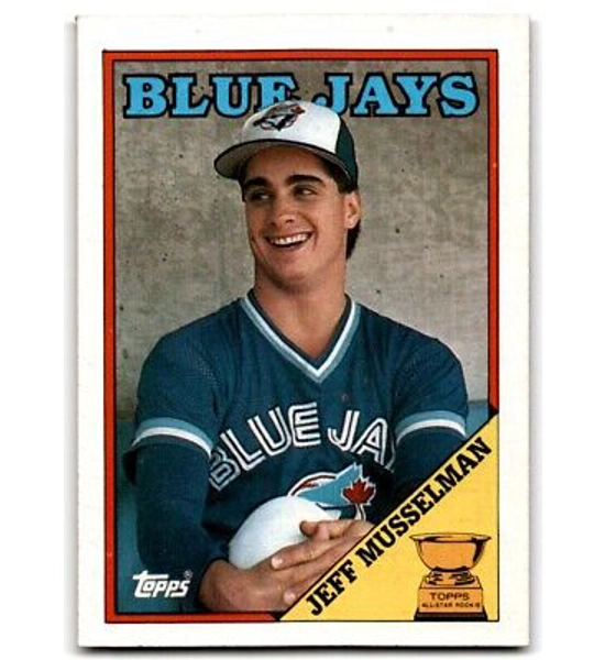 CARD JEFF MUSSELMAN TOPPS ROOKIE