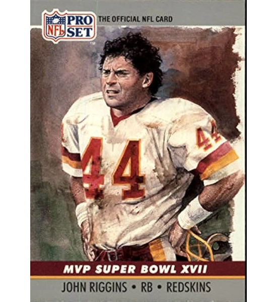 CARD JOHN RIGGINS PRO SET MVP