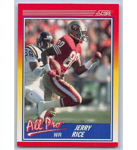 CARD JERRY RICE SCORE ALL PRO