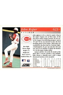 CARD JOHN ROPER SCORE ROOKIE
