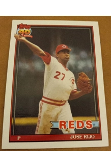 CARD JOSE RIJO TOPPS