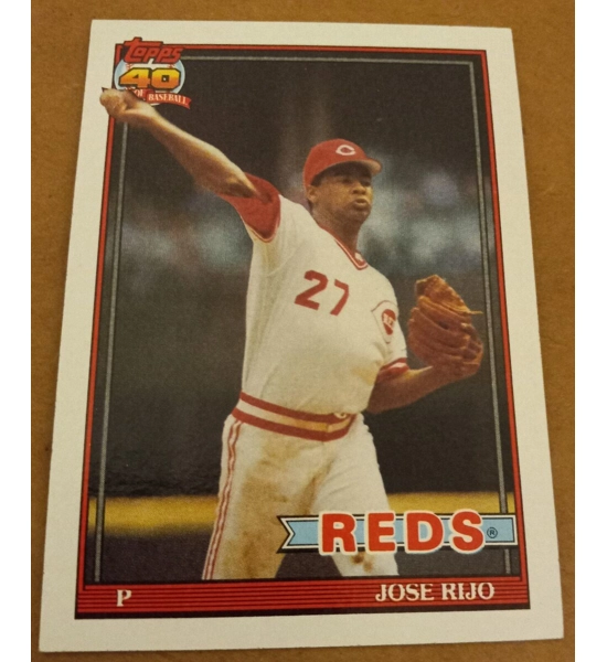CARD JOSE RIJO TOPPS